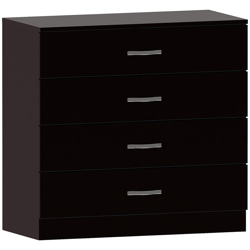 Vida Designs Riano 4 Drawer Chest - Black