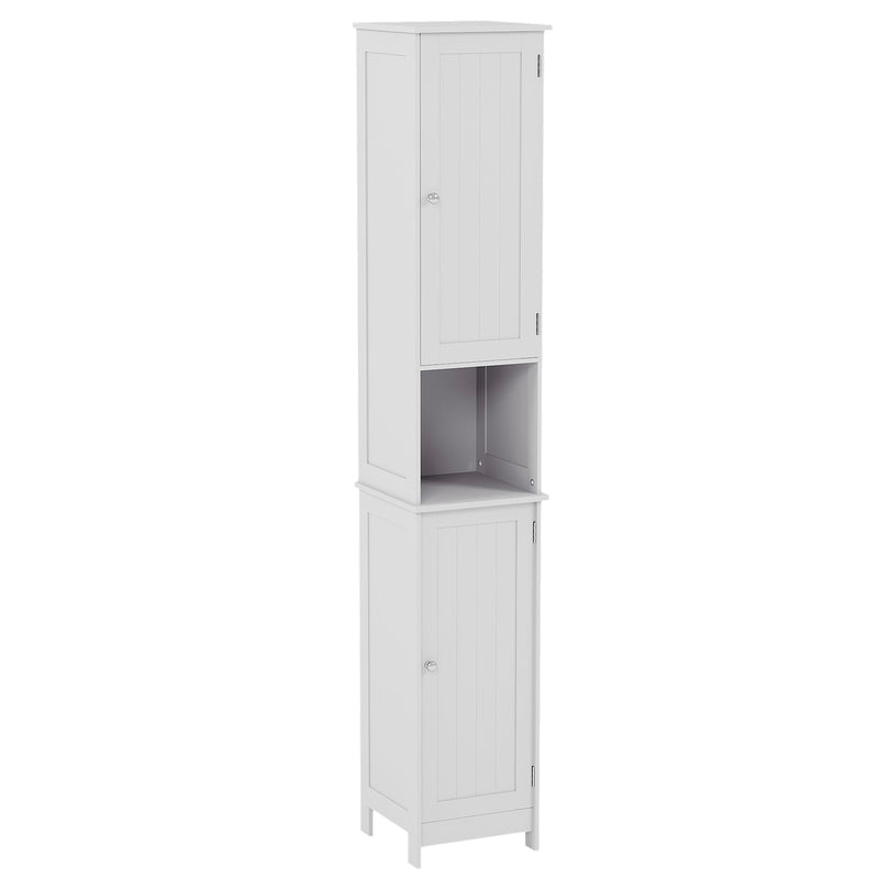 Bath Vida Priano 2 Door Tall Cabinet - White