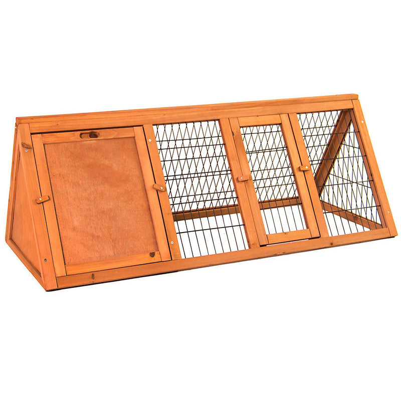 Pet Vida Triangle Wooden Pet Hutch - Large