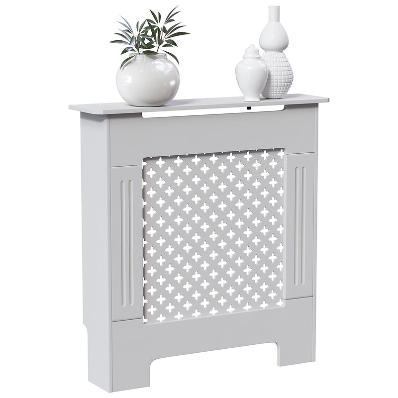 Vida Designs Oxford Radiator Cover - White - Small