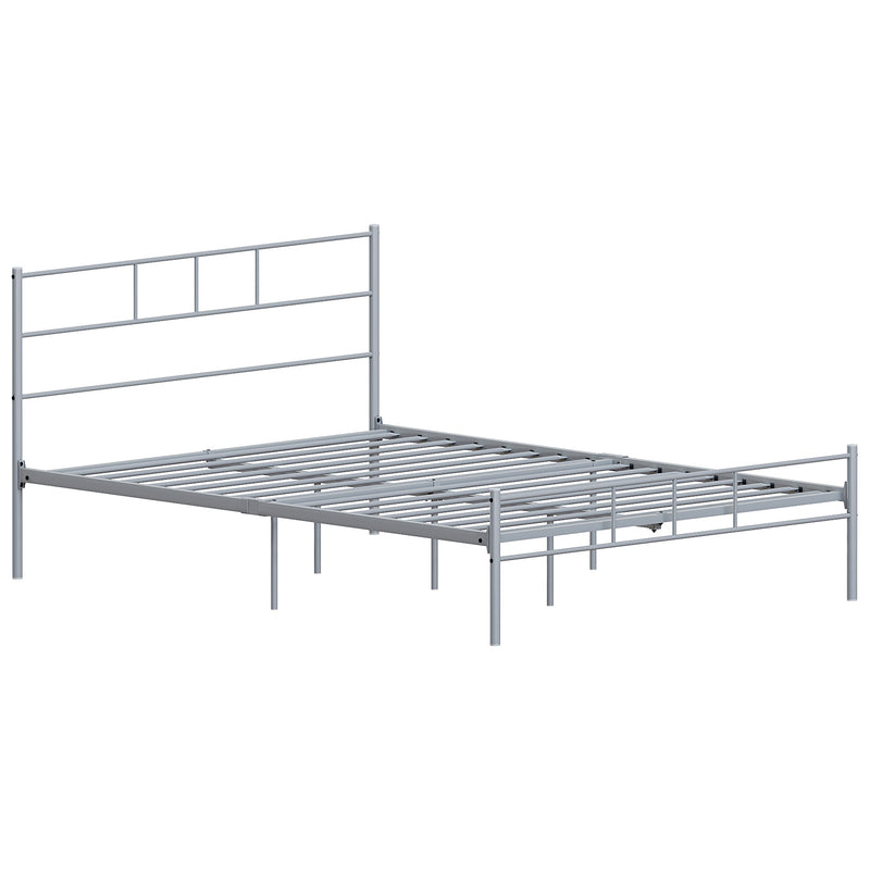 Vida Designs Dorset Bed 4ft6 Double - Silver