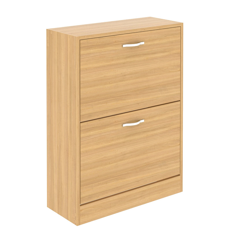 Vida Designs 2 Drawer Shoe Cabinet - Pine