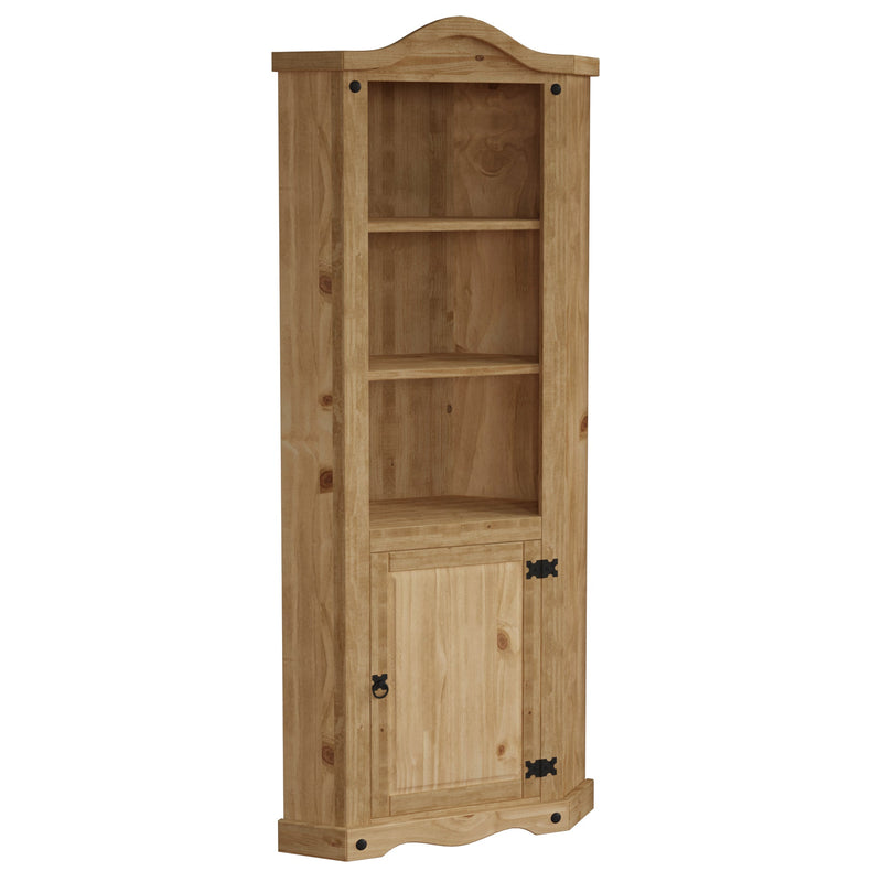 Vida Designs Corona 1 Door Corner Bookcase