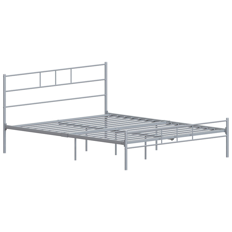 Vida Designs Dorset Bed 5ft King Size - Silver