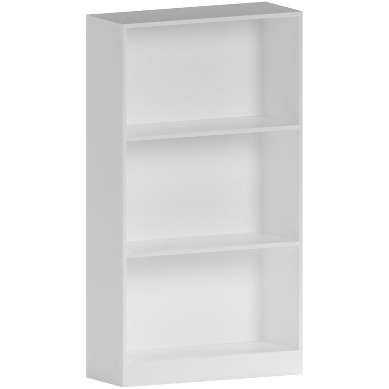 Vida Designs Cambridge 3 Tier Medium Bookcase - White