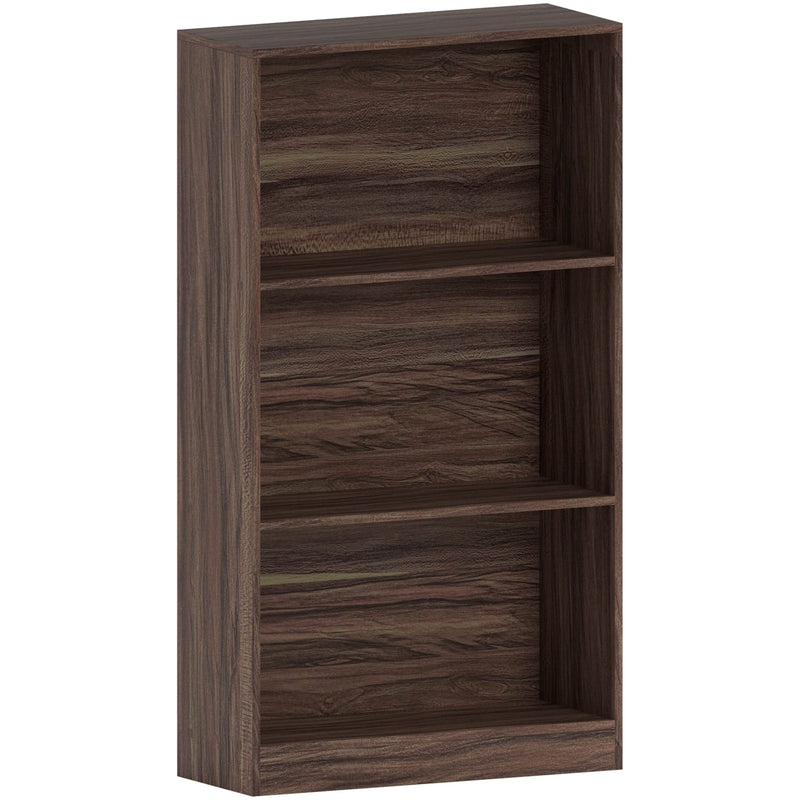 Vida Designs Cambridge 3 Tier Medium Bookcase - Walnut