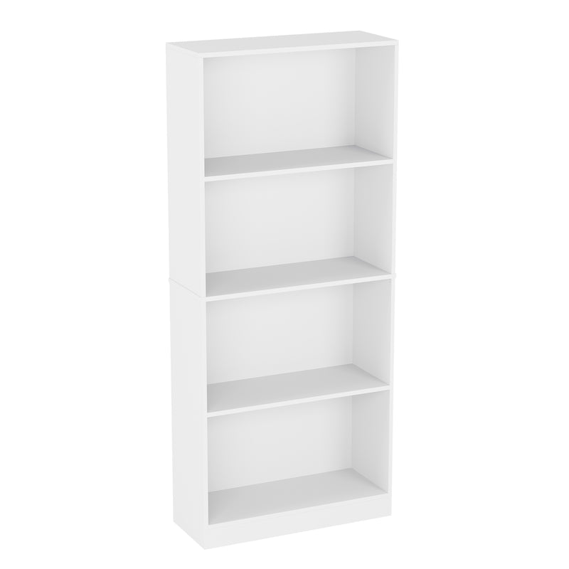 Vida Designs Cambridge 4 Tier Large Bookcase - White