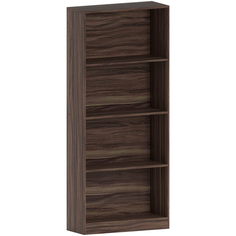 Vida Designs Cambridge 4 Tier Large Bookcase - Walnut