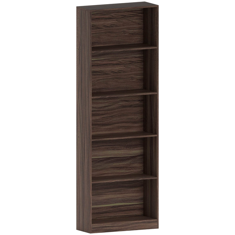 Vida Designs Cambridge 5 Tier Extra Large Bookcase - Walnut