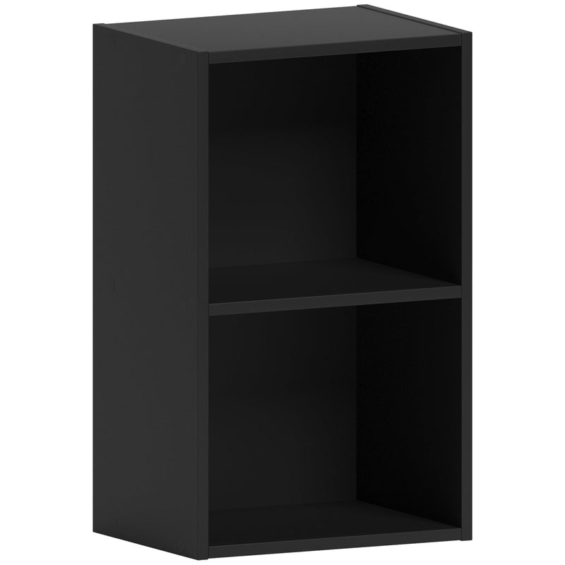 Vida Designs Oxford 2 Tier Cube Bookcase - Black