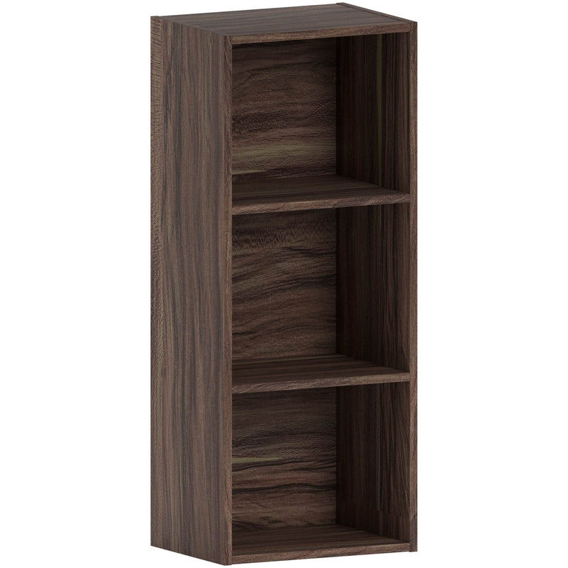 Vida Designs Oxford 3 Tier Cube Bookcase - Walnut