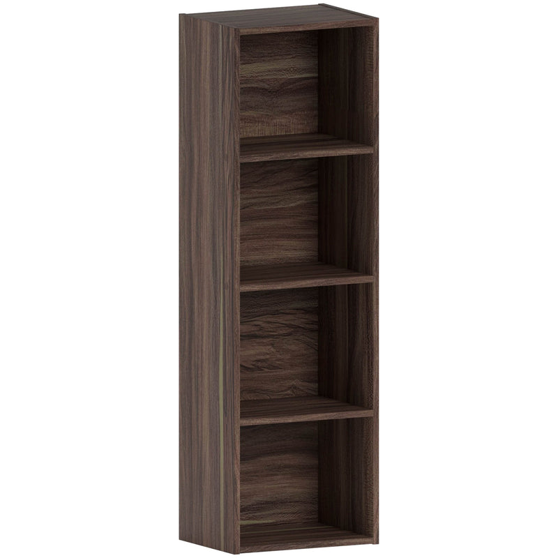 Vida Designs Oxford 4 Tier Cube Bookcase - Walnut