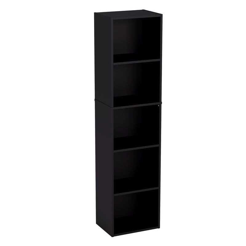 Vida Designs Oxford 5 Tier Cube Bookcase - Black