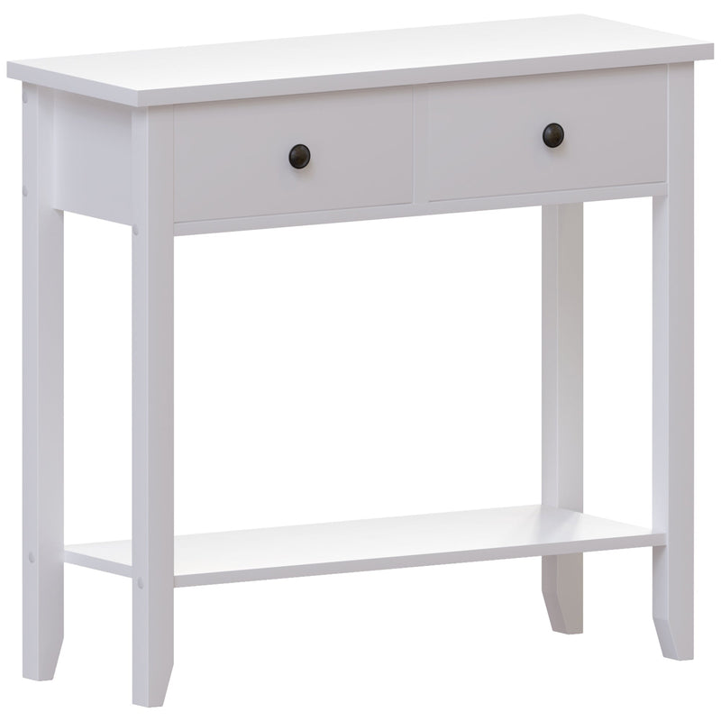 Vida Designs Windsor 2 Drawer Console Table - White