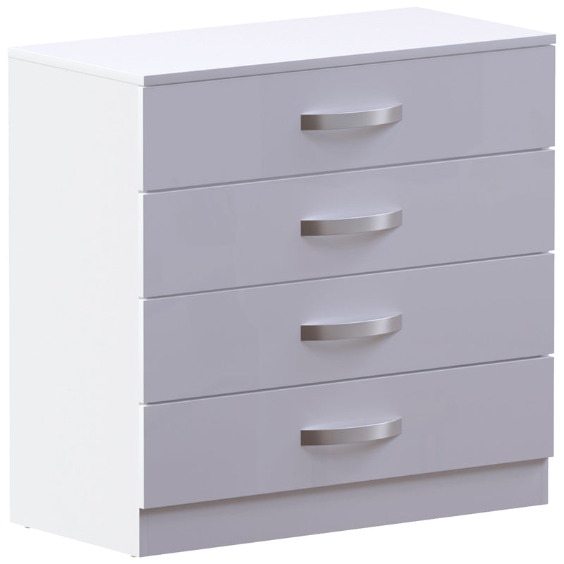 Vida Designs Hulio 4 Drawer Chest - White