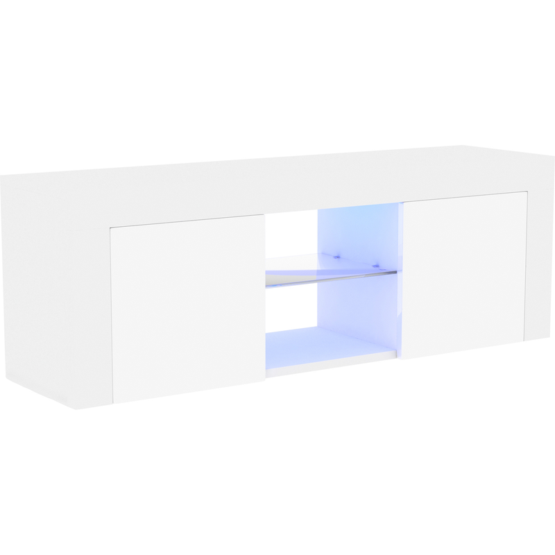 Vida Designs Eclipse 2 Door LED TV Unit - White