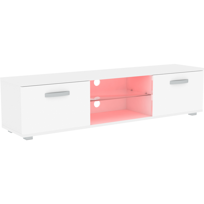 Vida Designs Cosmo 2 Door LED TV Unit - 160cm - White