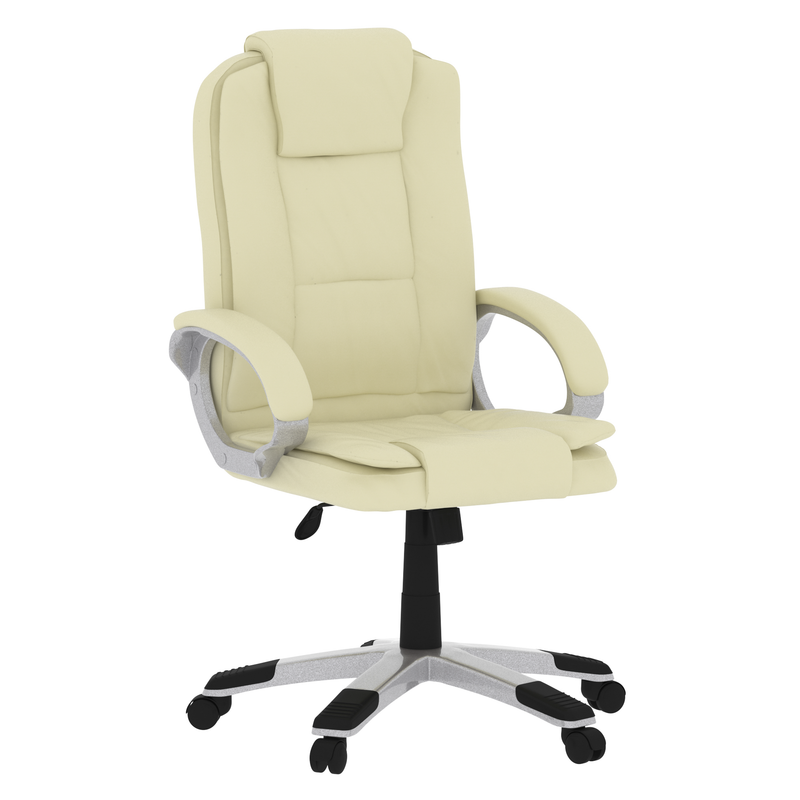 Vida Designs Charlton Office Chair - Cream