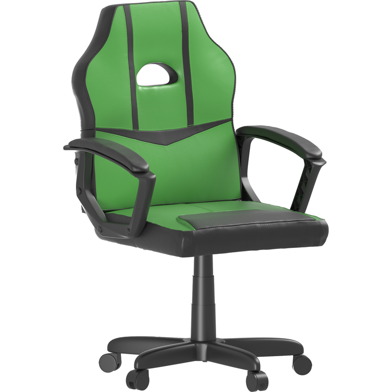 Vida Designs Comet Racing Gaming Chair - Green & Black