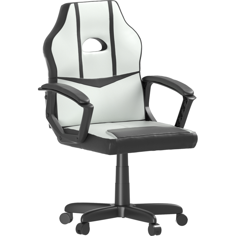 Vida Designs Comet Racing Gaming Chair - White & Black