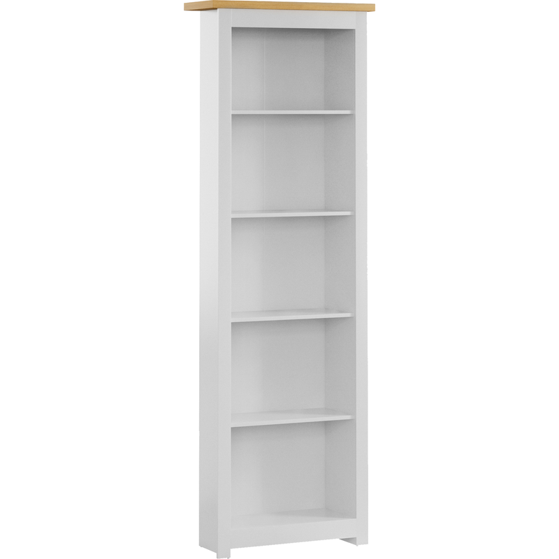 Vida Designs Arlington 5 Tier Bookcase - White