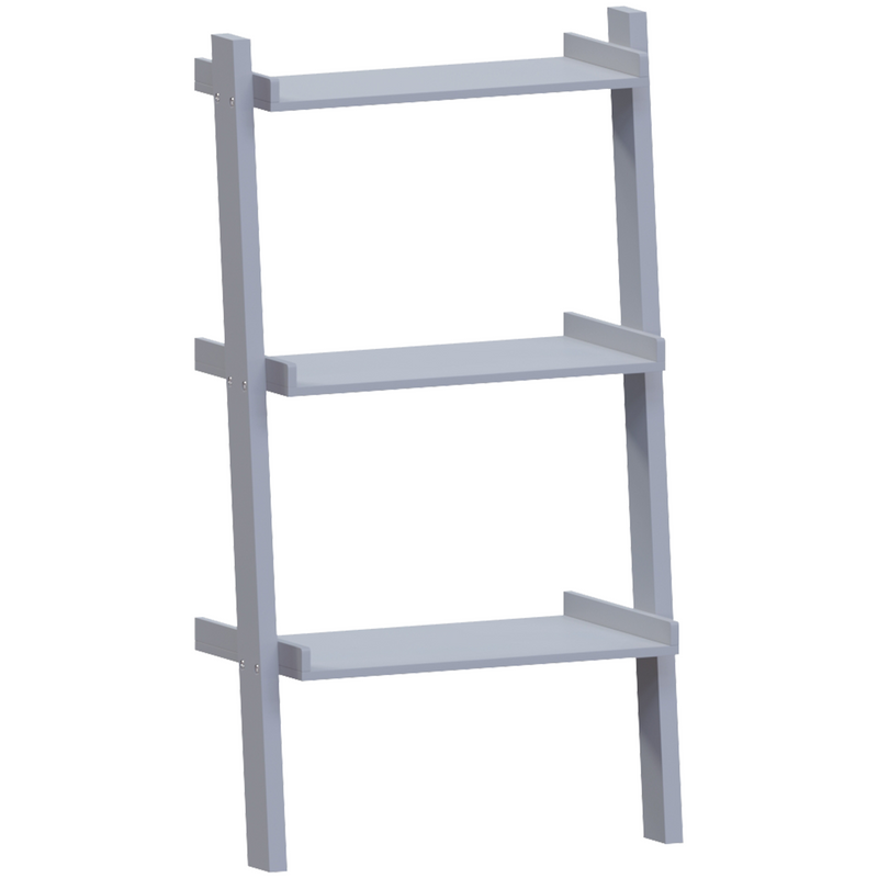 Vida Designs York 3 Tier Ladder Bookcase - Grey
