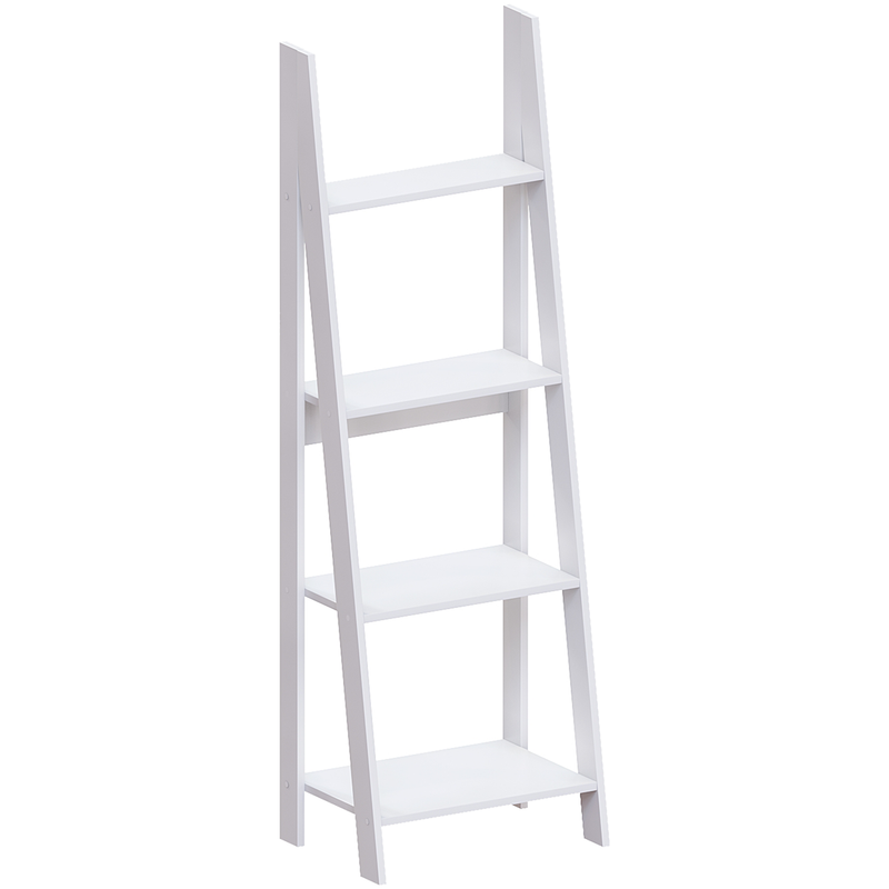 Vida Designs Bristol 4 Tier Step Ladder Bookcase - White