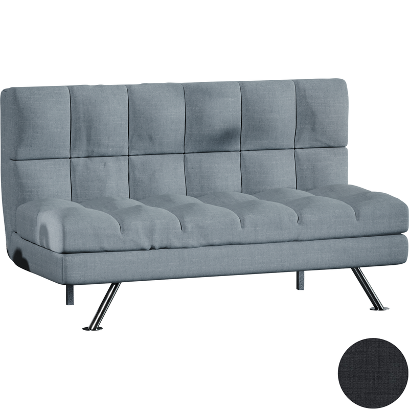 Vida Designs Richmond Linen Sofa Bed - Dark Grey