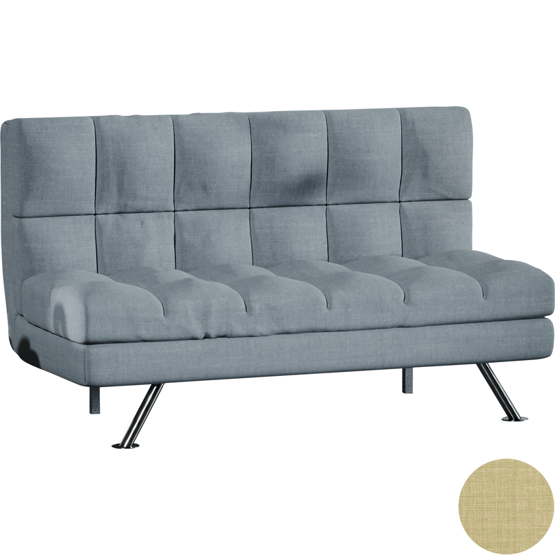 Vida Designs Richmond Linen Sofa Bed - Beige