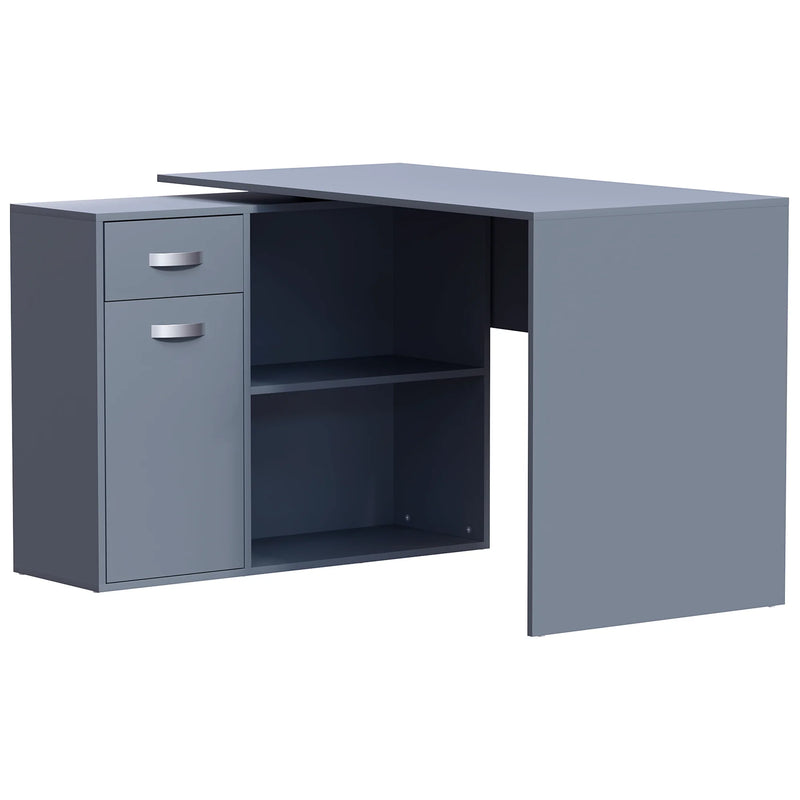 Vida Designs Longton Adjustable Computer Desk - Grey