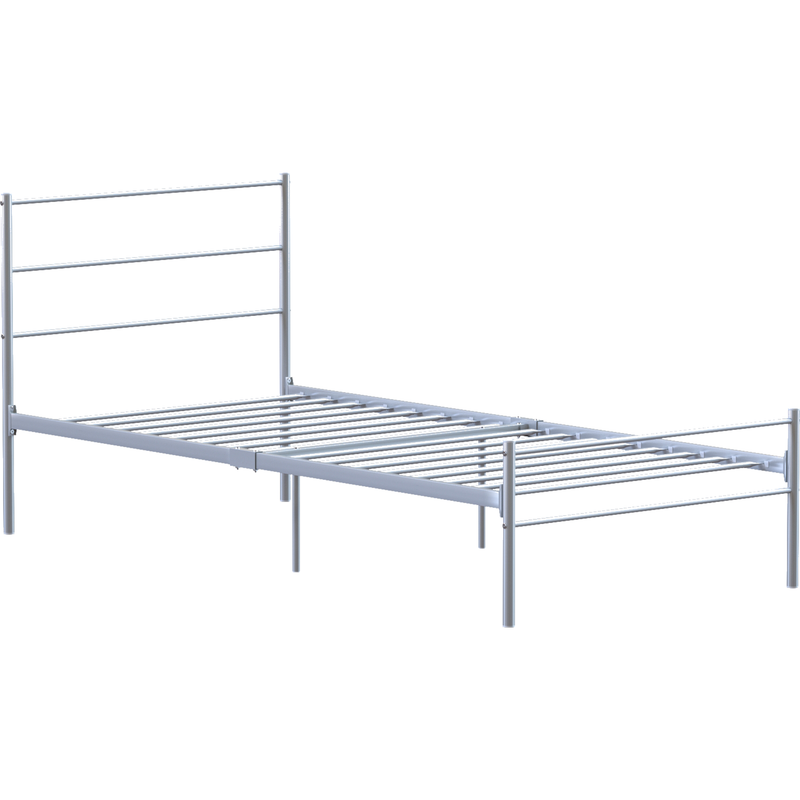 Vida Designs Dorset Bed 3ft Single - Silver