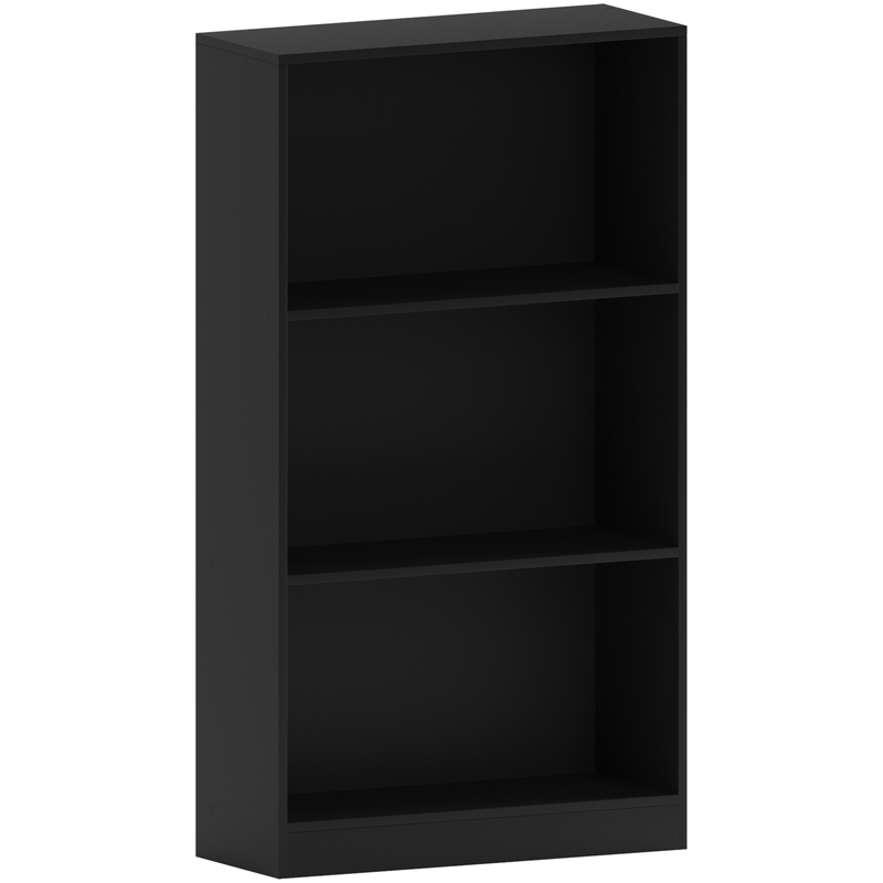 Vida Designs Cambridge 3 Tier Medium Bookcase - Black