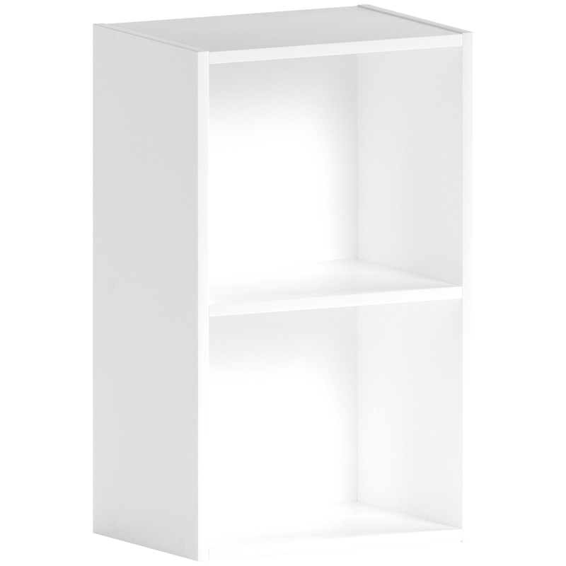 Vida Designs Oxford 2 Tier Cube Bookcase - White