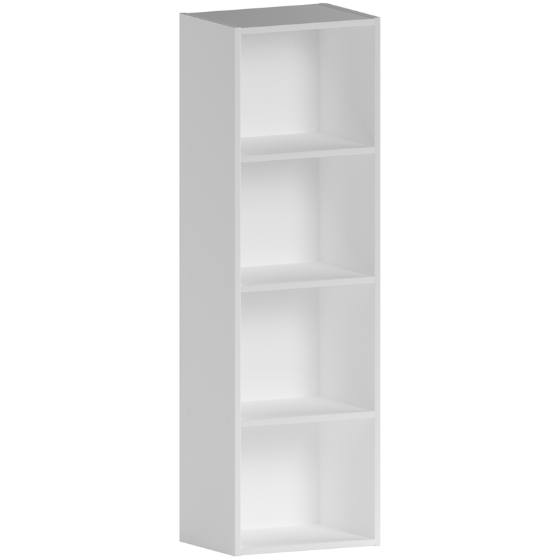 Vida Designs Oxford 4 Tier Cube Bookcase - White