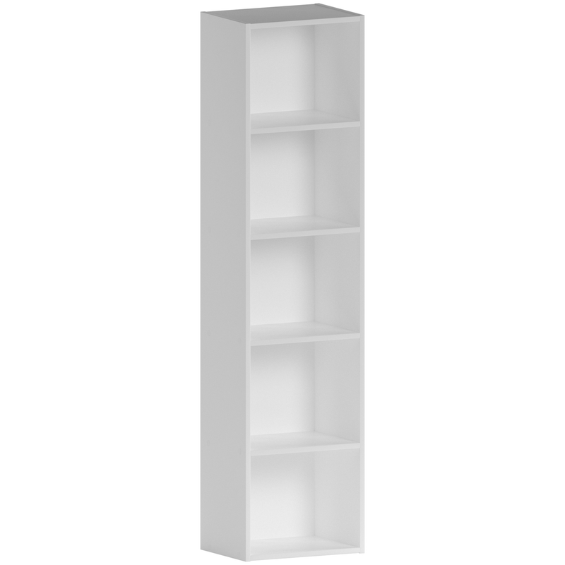 Vida Designs Oxford 5 Tier Cube Bookcase - White